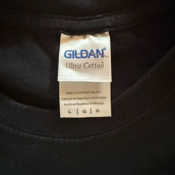 Gildan Black Bryan Clauson Racing Graphic Tee Rare Sprint Car Race Large - Picture 3 of 6